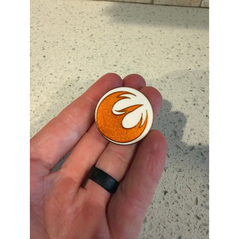 Disney Star Wars Orange Rebel Starbird Booster Pin